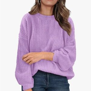 Lavender Knit Sweater